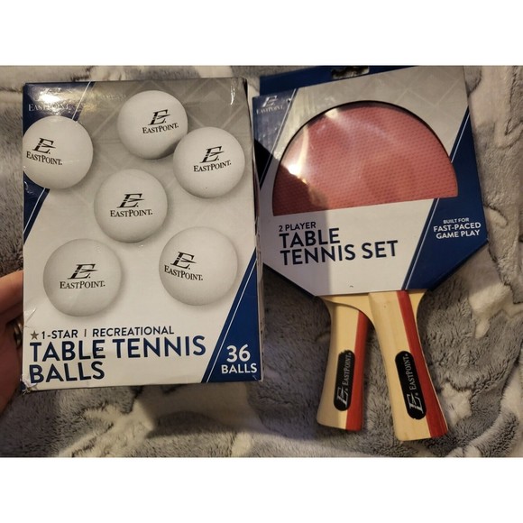 eastpoint Toys Eastpoint 2 Player Ping Pong Paddles And 36 Balls